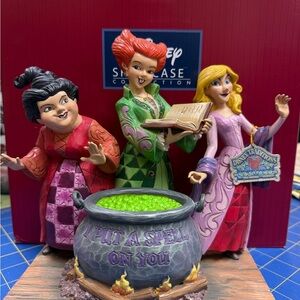 Jim Shore Disney Showcase Witch Trio Figurine - Red, Green, Purple